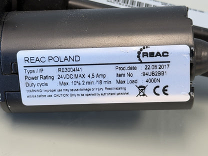 Recline Actuator ACT8120001 RE-3004/41 for Quantum Wheelchair 94UB2BB1 #L244