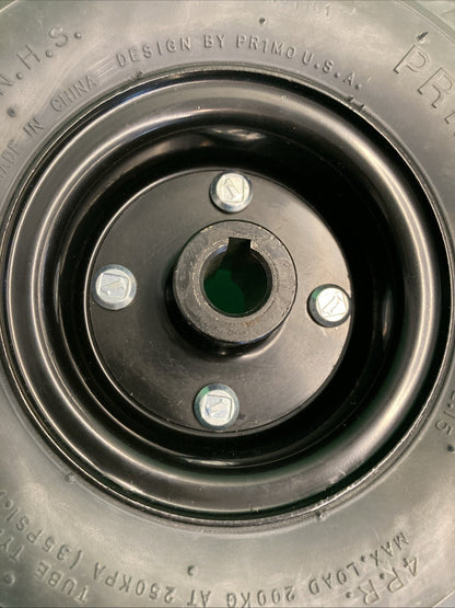 Dark Gray Drive Wheel Assembly for the Pride J6 Power Wheelchair #L063