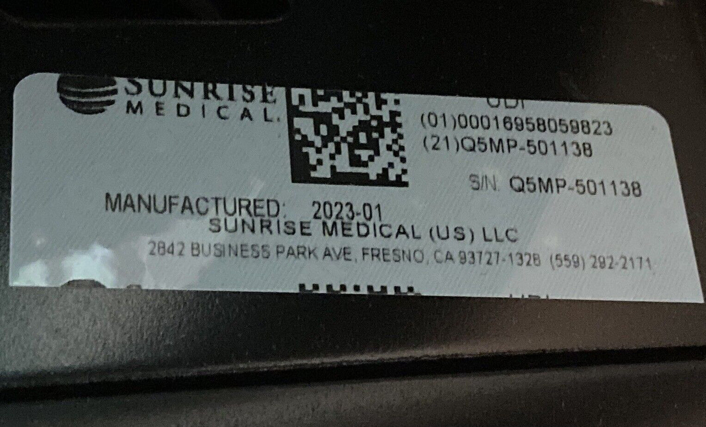 2023 Quickie Q500m w/ Tilt, Elevating & Articulating Power Footrest ~0 Miles*