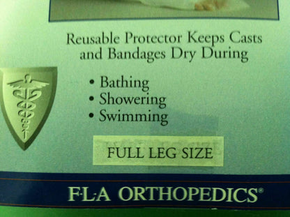 FLA Ortho Waterproof AquaShield WaterTight Cast & Bandage Protector Child  #6917