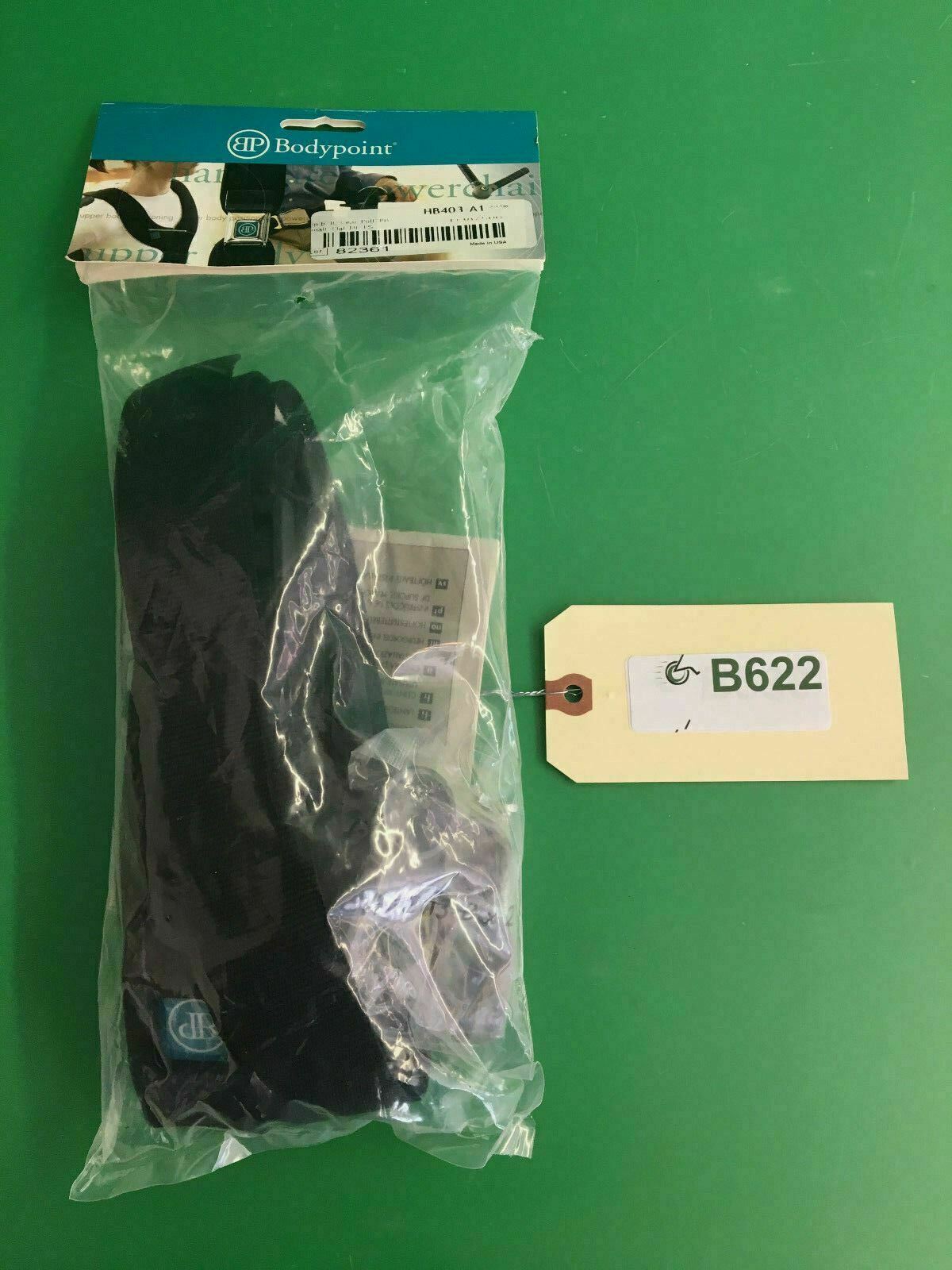 Bodypoint Hip Belt, Rear - Pull, PB (Small) Flat - MT, F8 Wheelchair #B622