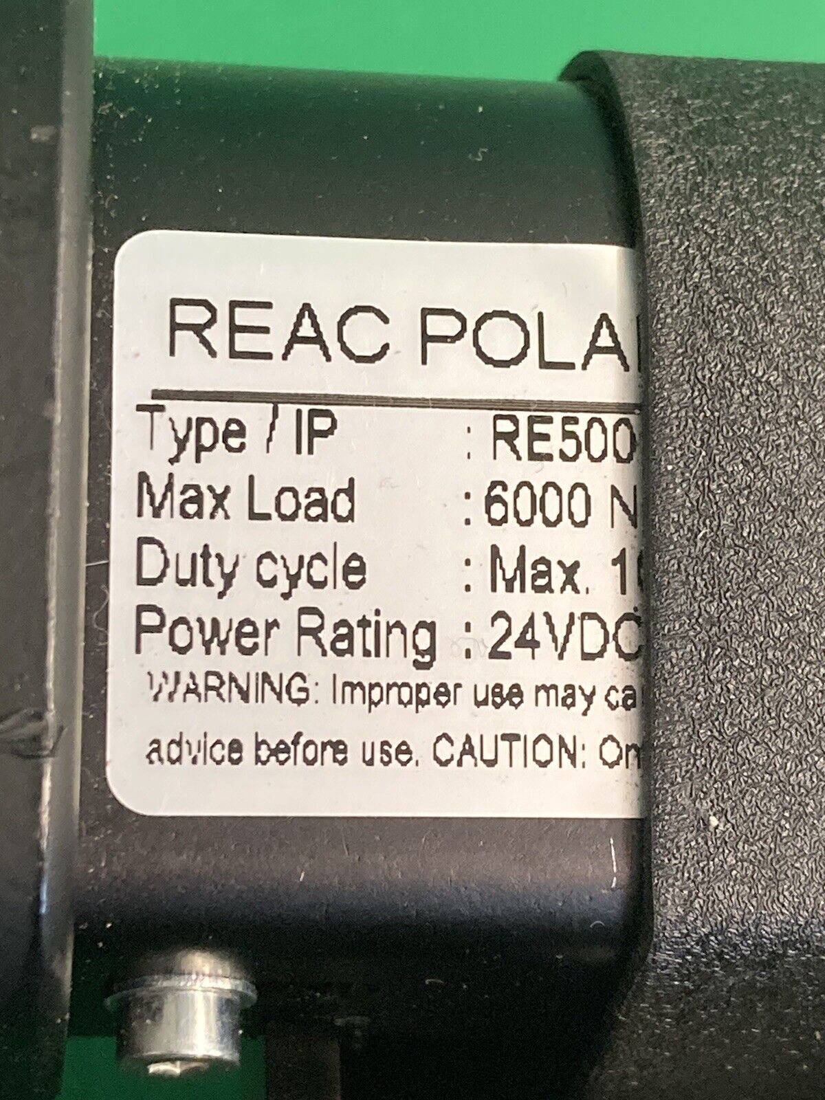 REAC Recline Actuator Type: RE5001/41- Item #: 94QA2NB1 - TRA1071 #K041