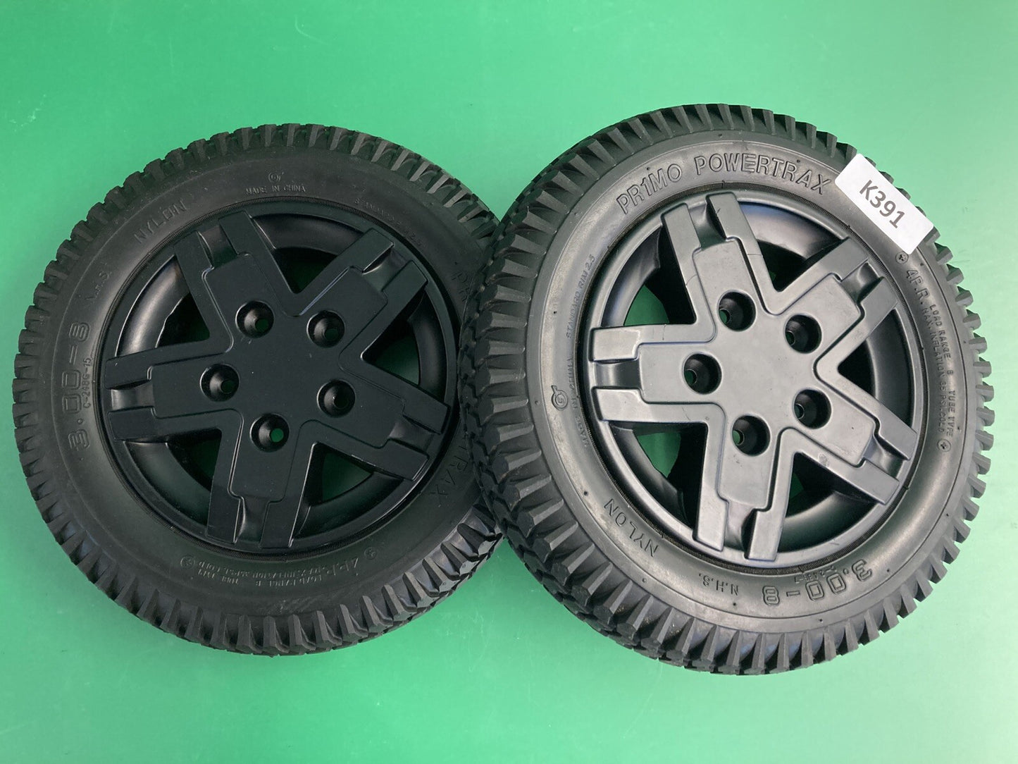 Drive Wheel Assembly for Quantum 4Front & Edge 3 Powerchairs -FULL TREAD* #K391