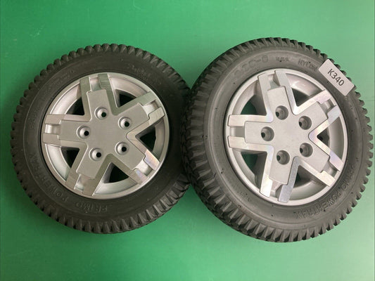 14"x3" Solid Drive Wheels for Jazzy 600 ES, EDGE HD Power Wheelchair #K340