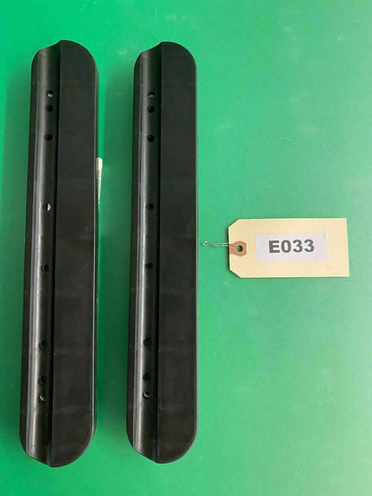 NEW Set of 2 Invacare BLACK 14" Urethane Foam Arm Rest Pads for Wheelchair #E033
