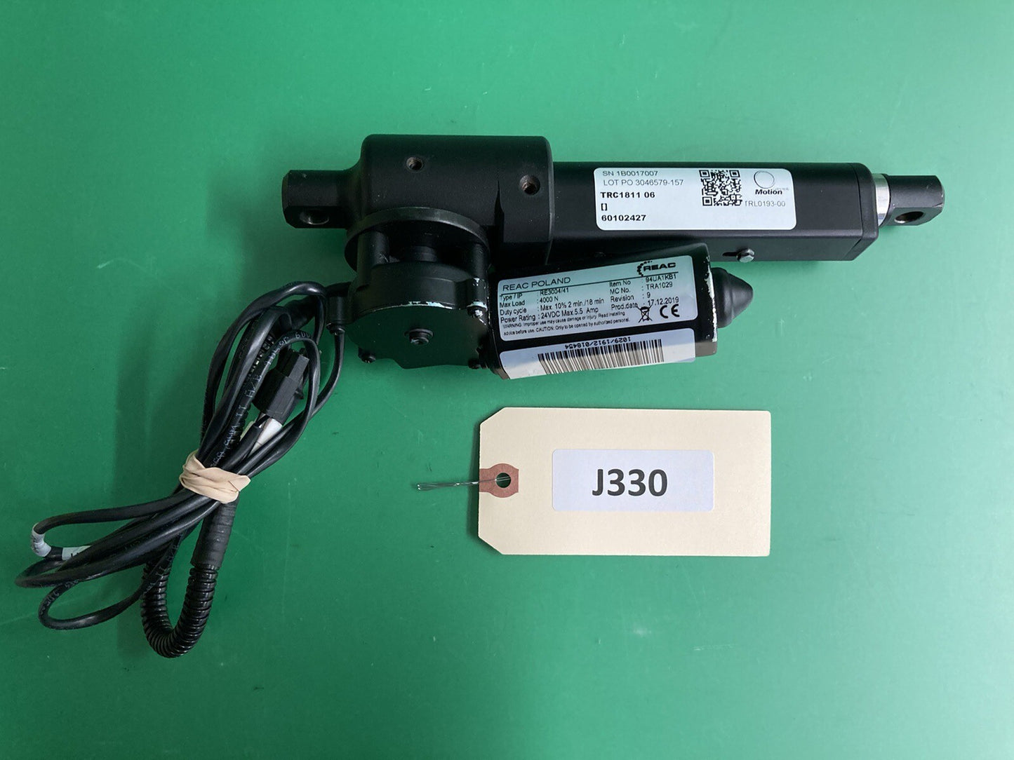 Power Wheelchair Actuator RE3004/41- 94UA1KB1 - TRA1029 - TRC181105 -  #J330