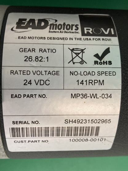 Left & Right Motors for Rovi X3 Power Wheelchair MP36-WR-033 /MP36-WL-034 #K179