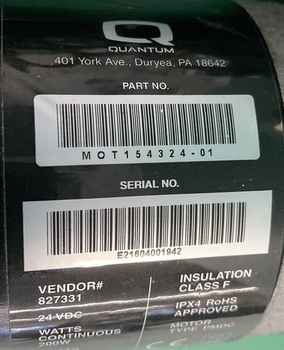 Left & Right Motors for Quantum Q6 Edge 2.0 - MOT154323-01 - MOT154324-01  #K203