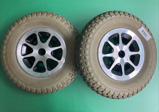 4.00-8 Flat-Free Drive Wheels for Jazzy 1170 XL/1170 XL Plus WHLASMB1448 #K341