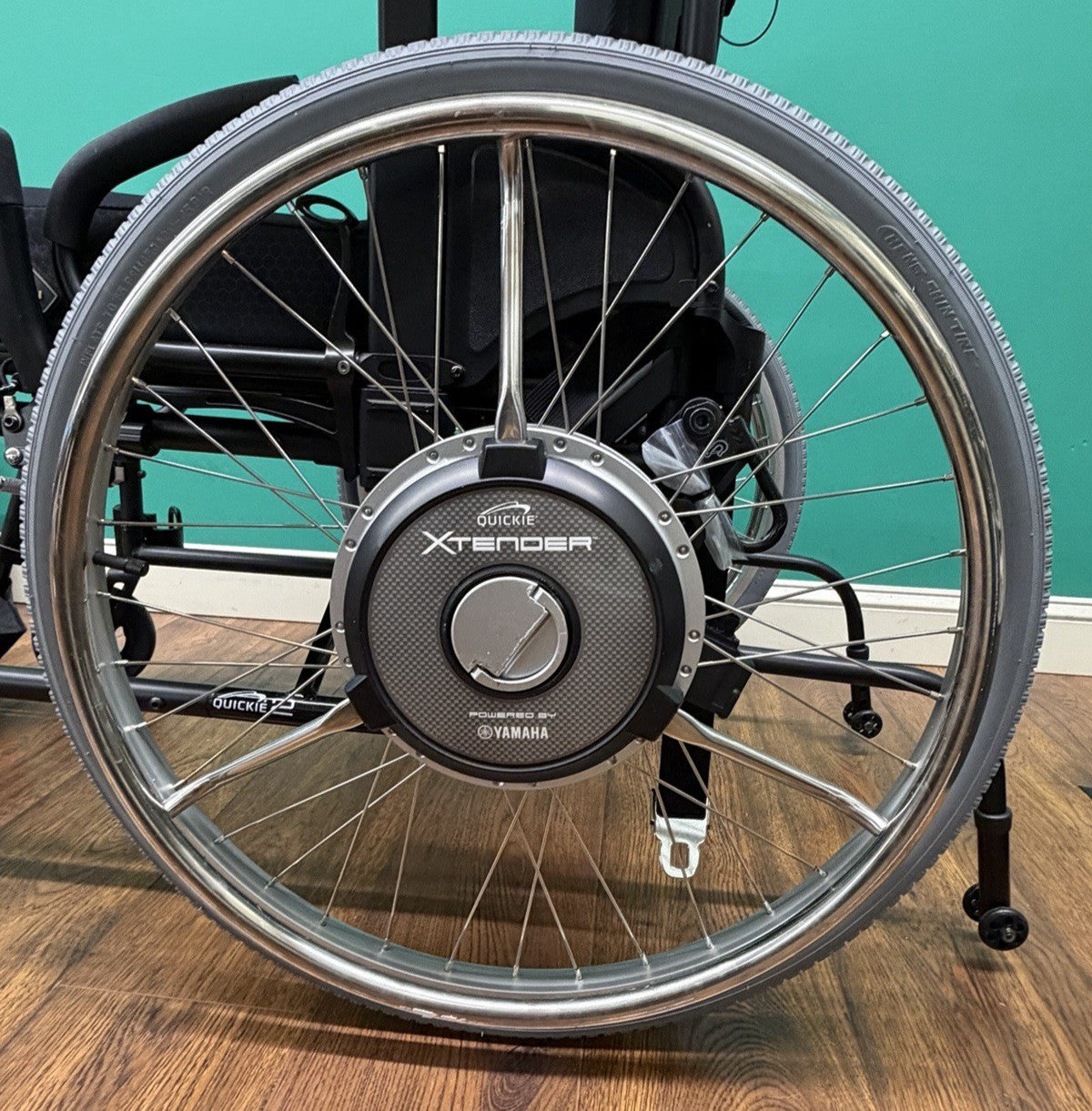 2024 Quickie 2 Wheelchair with Yamaha 24"x1 3/8" Power Assist Xtender Wheels