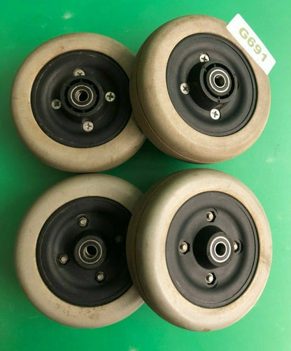 Caster Wheels for Pronto Sure Step & TDX Power Wheelchairs -set of 4- #G691