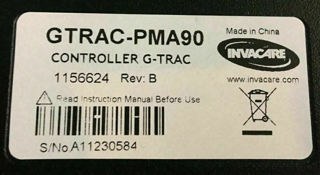 Invacare GTRAC-PMA90 Control Module For Power Wheelchair 1156624 w/ Wiring #C409