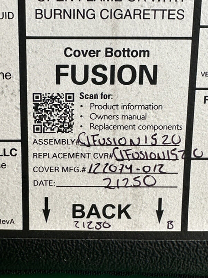 Jay Fusion Seat Cushion for Wheelchair 15" x 20"D (JFUSION1520) NEAR MINT* #H736