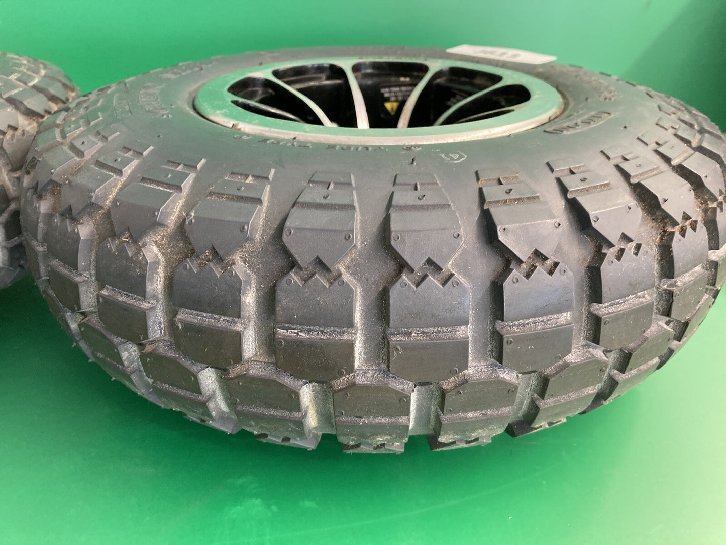 Solid Drive Wheels for the Quantum 1450 & Jazzy 1450 Power Wheelchair #J611