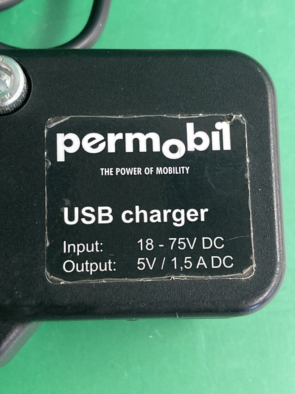 Permobil USB Charger 5V 1,5A 324869 for Permobil Power Wheelchair #K496