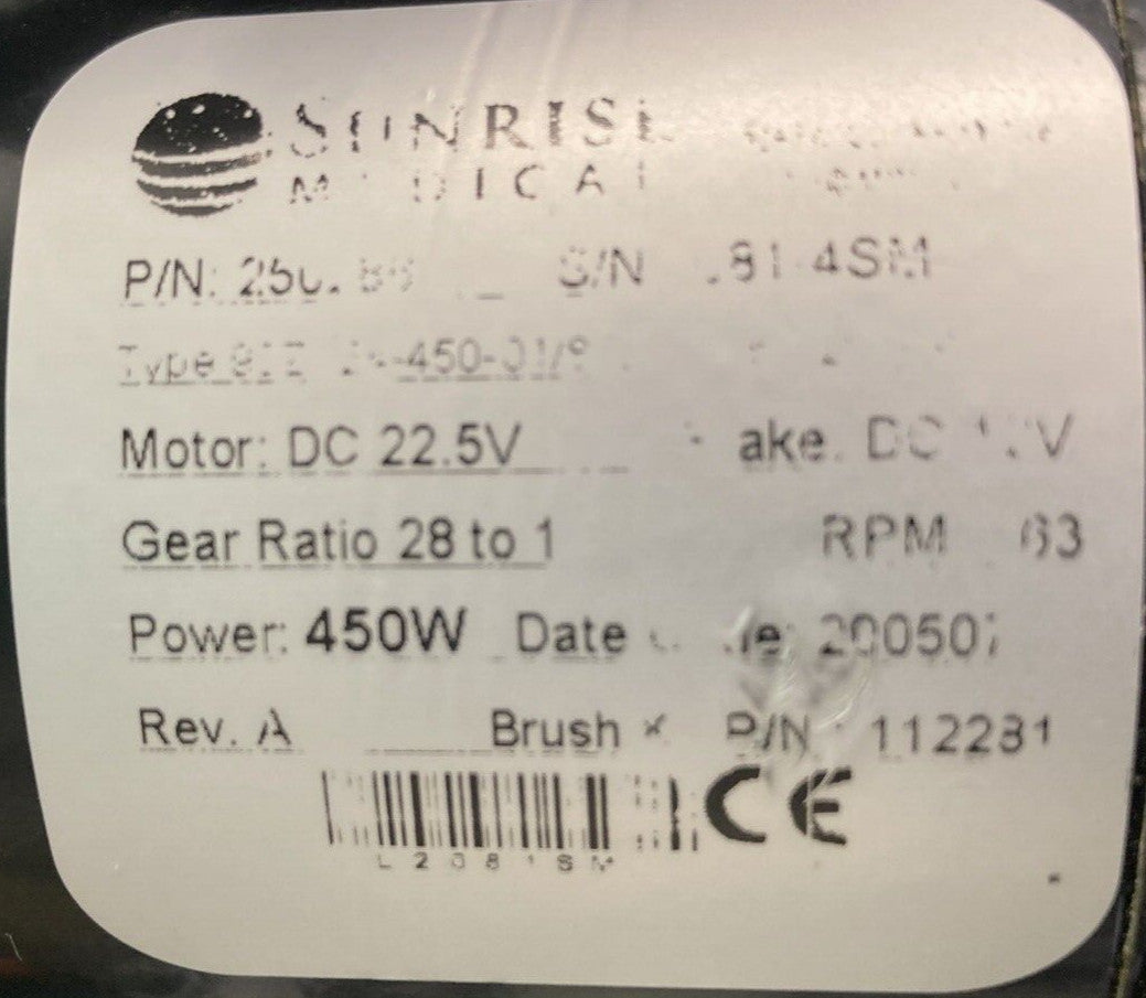 Motors for Quickie Q300M Power Wheelchair 250287 250286 ~19 MILES RECORDED #K510