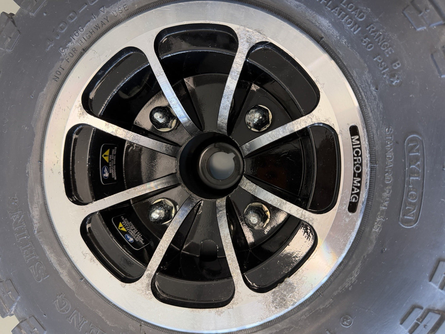 Solid Drive Wheels for the Quantum 1450 & Jazzy 1450 Power Wheelchair #L160