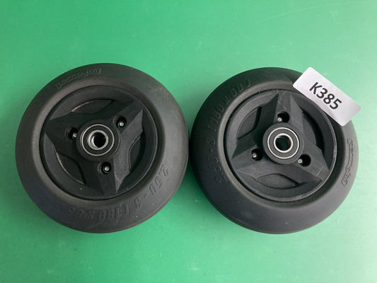 Set of 2 Caster Wheel Assembly for the Permobil M3 Power Wheelchair #K385