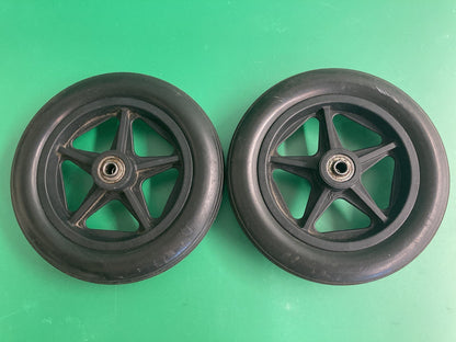 Caster Wheels for Karman Tranzit PW-F500-SI Foldable Lightweight Chair #i841