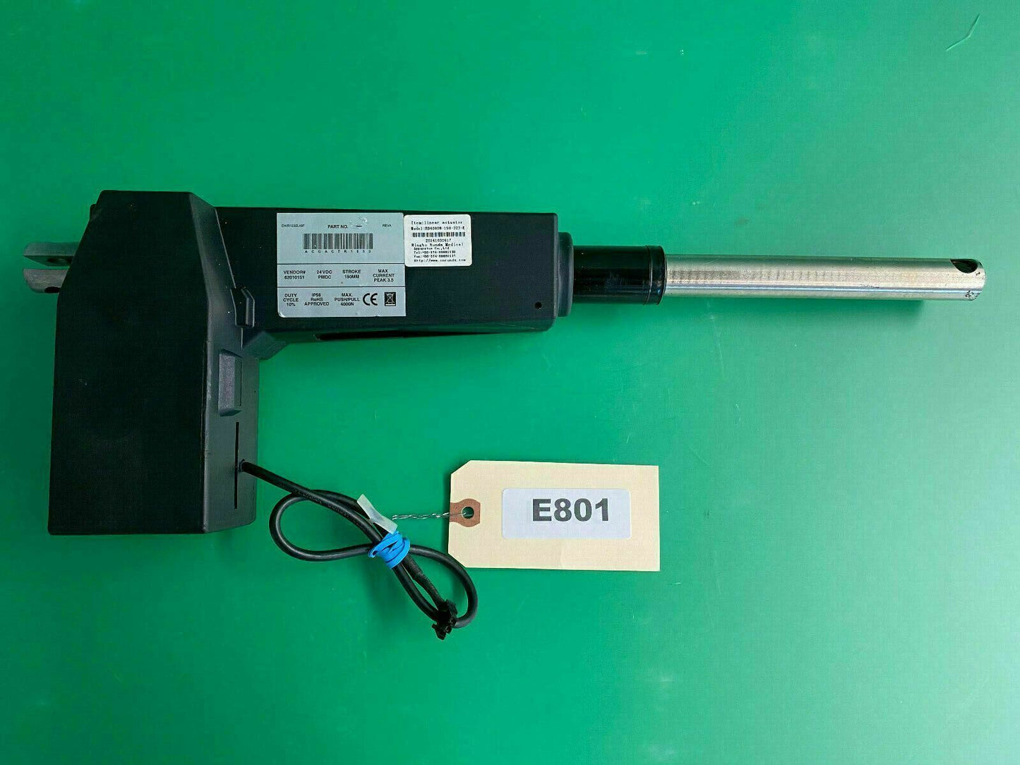 Recline Actuator Model # ACCACTR1053 for Quantum Power wheelchair  #E801