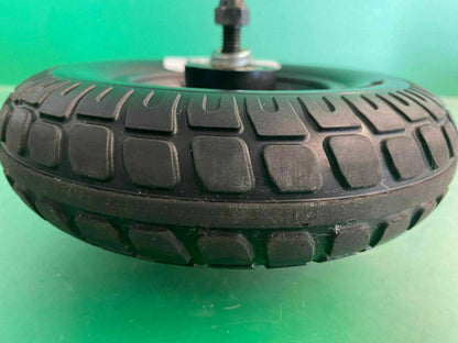 8"x2" (200x50) Black Flat-Free Front Wheel Assy for the Drive Bobcat 3 #E274