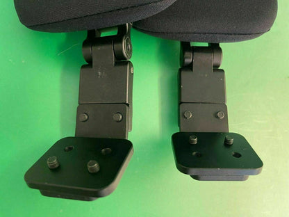 QUANTUM TB3 Swing-A-Way Thoracic Supports w/ Mounts for Wheelchair 7" x 5"