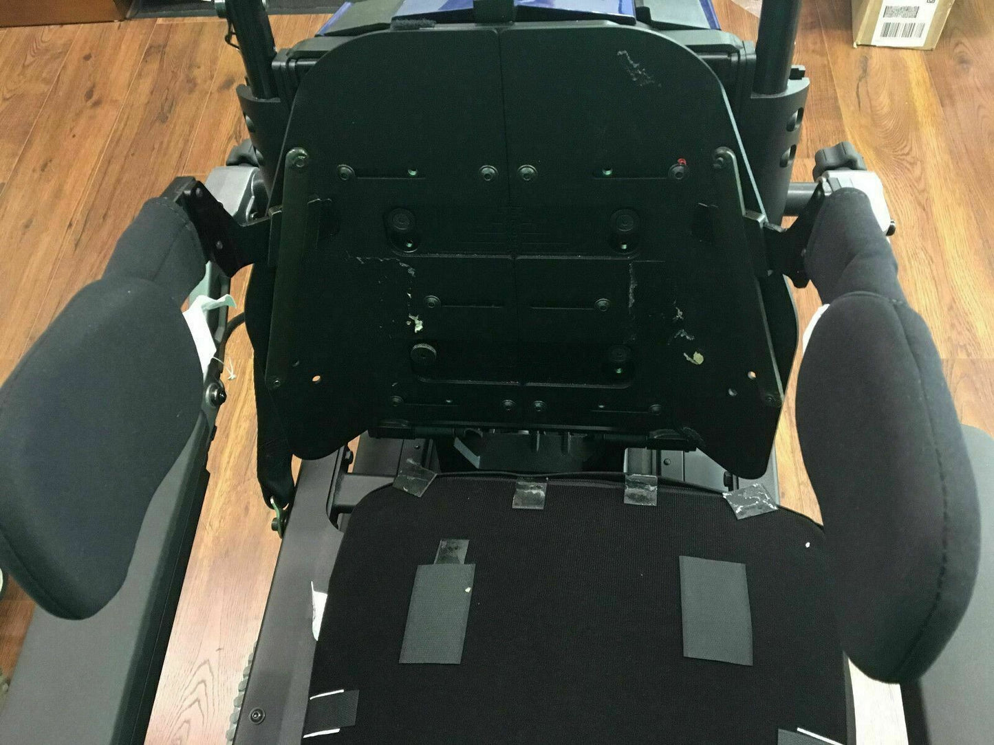 QUANTUM TB3 Swing-A-Way Thoracic Supports w/ Mounts for Wheelchair 7" x 4" #C579