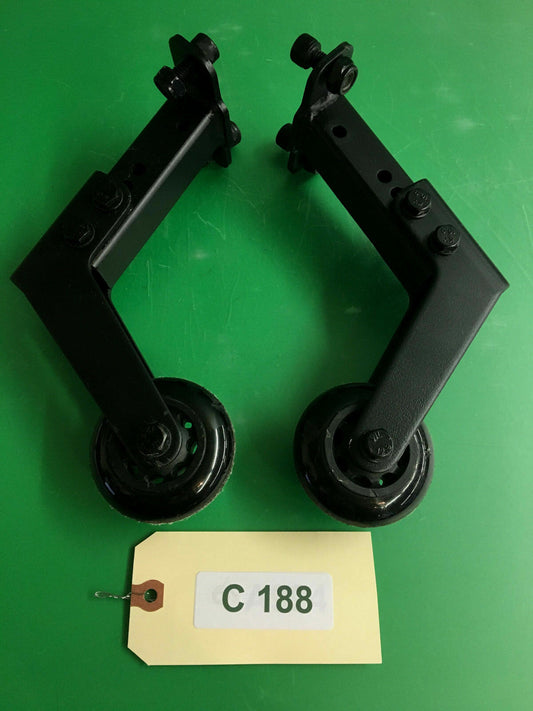 Anti-Tip Wheel Assembly for Quantum Rival Power Wheelchair SET OF 2* #C188