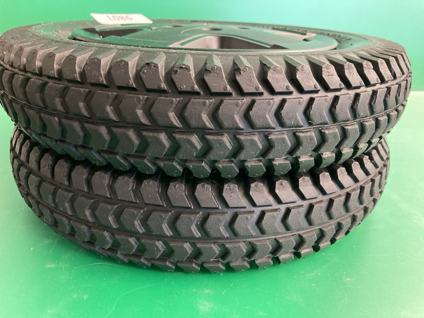 14"x3" 3.00-8 Flat Free Drive Wheels for the Invacare TDX SP II Powerchair #L086