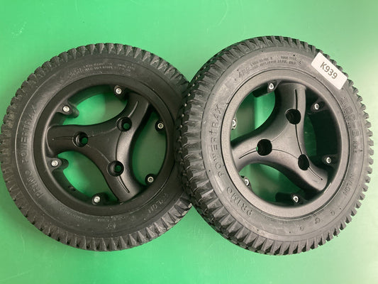 Drive Wheels for the Quickie QM710 Power Wheelchair Set of 2* FULL TREAD* #K939