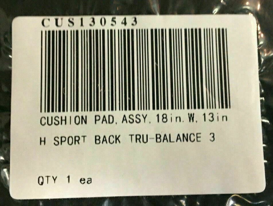 NEW* TRU BALANCE 3 Sport Seat Back Cushion for Powerchair 18" W x 13" H #B437