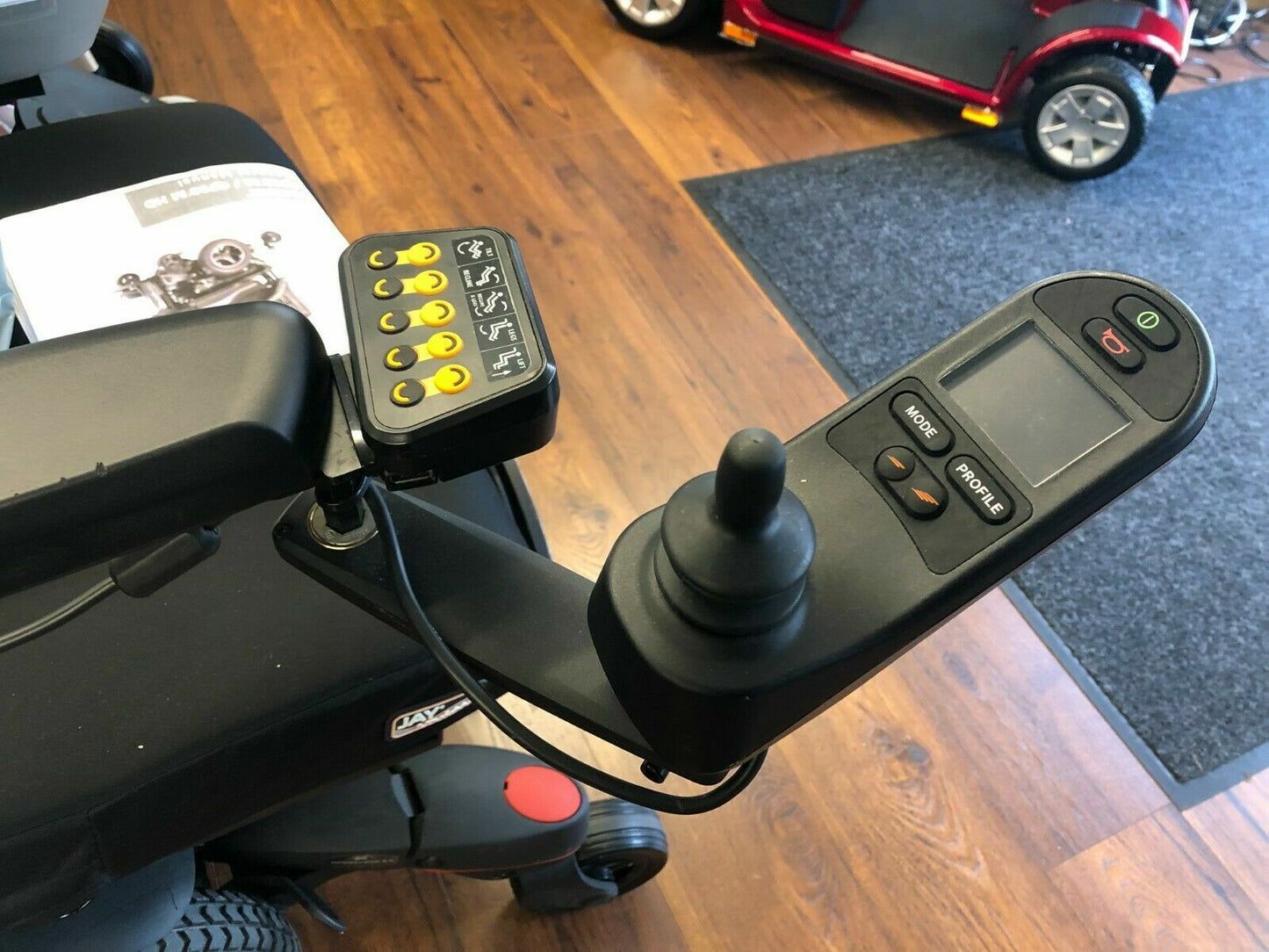 Sunrise Quickie  Joystick Swing Away Mounting Arm for Power Wheelchair #G867