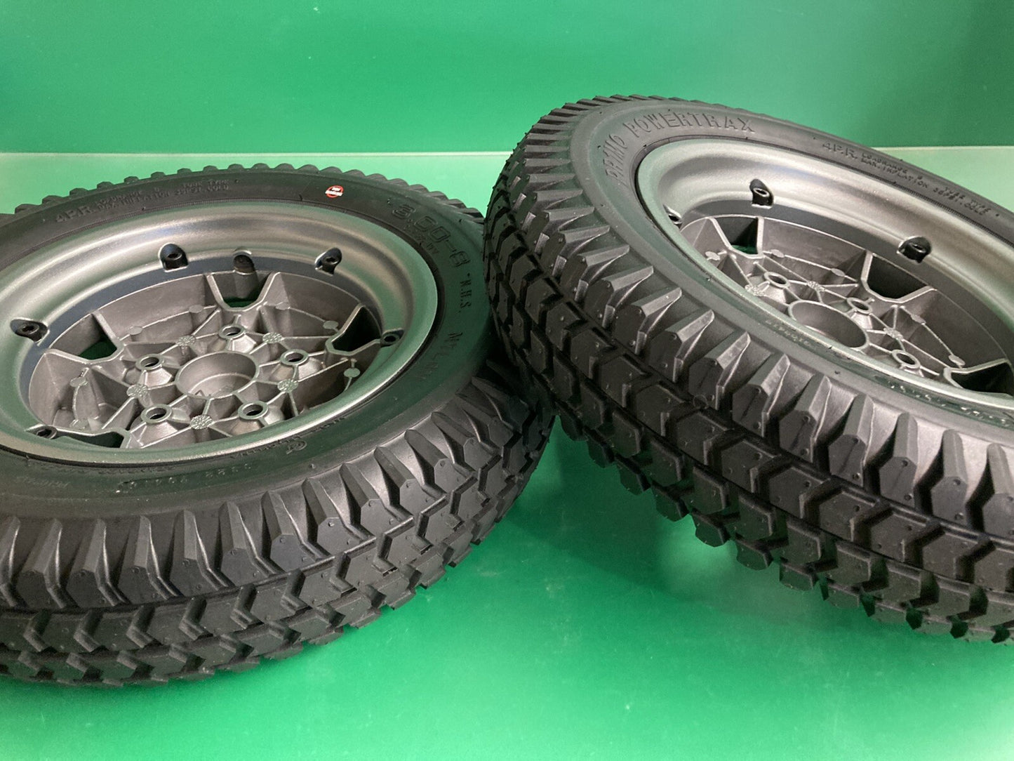 14"x3" Drive Wheels w/ Titanium Rim for Quantum J4 Power Wheelchair ~MINT* #K401