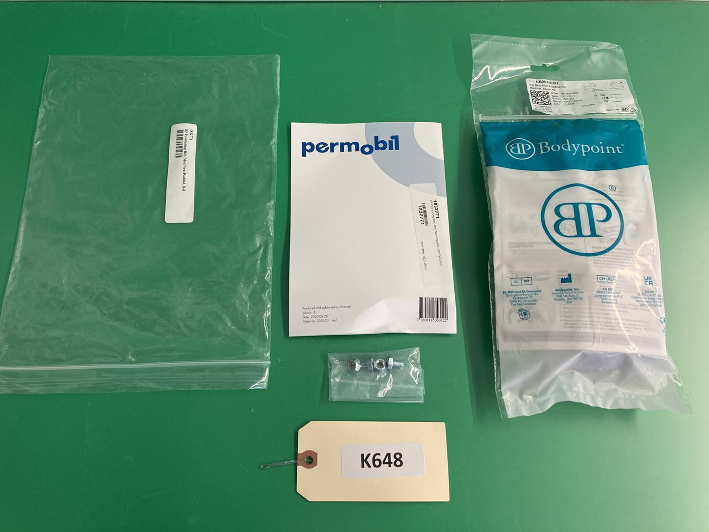NEW Bodypoint Pelvic Hip Support Belt  NON PADDED Cinch Mount NB205M-B2 #K648