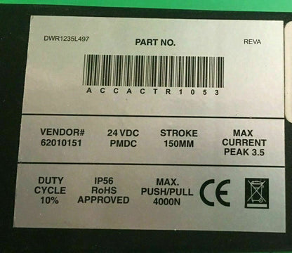 Recline Actuator Model # ACCACTR1053 for Quantum Power wheelchair  #E415