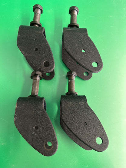 Rear & Front Caster Forks for Invacare TDX SP II Power Wheelchair Set of 4 #i509