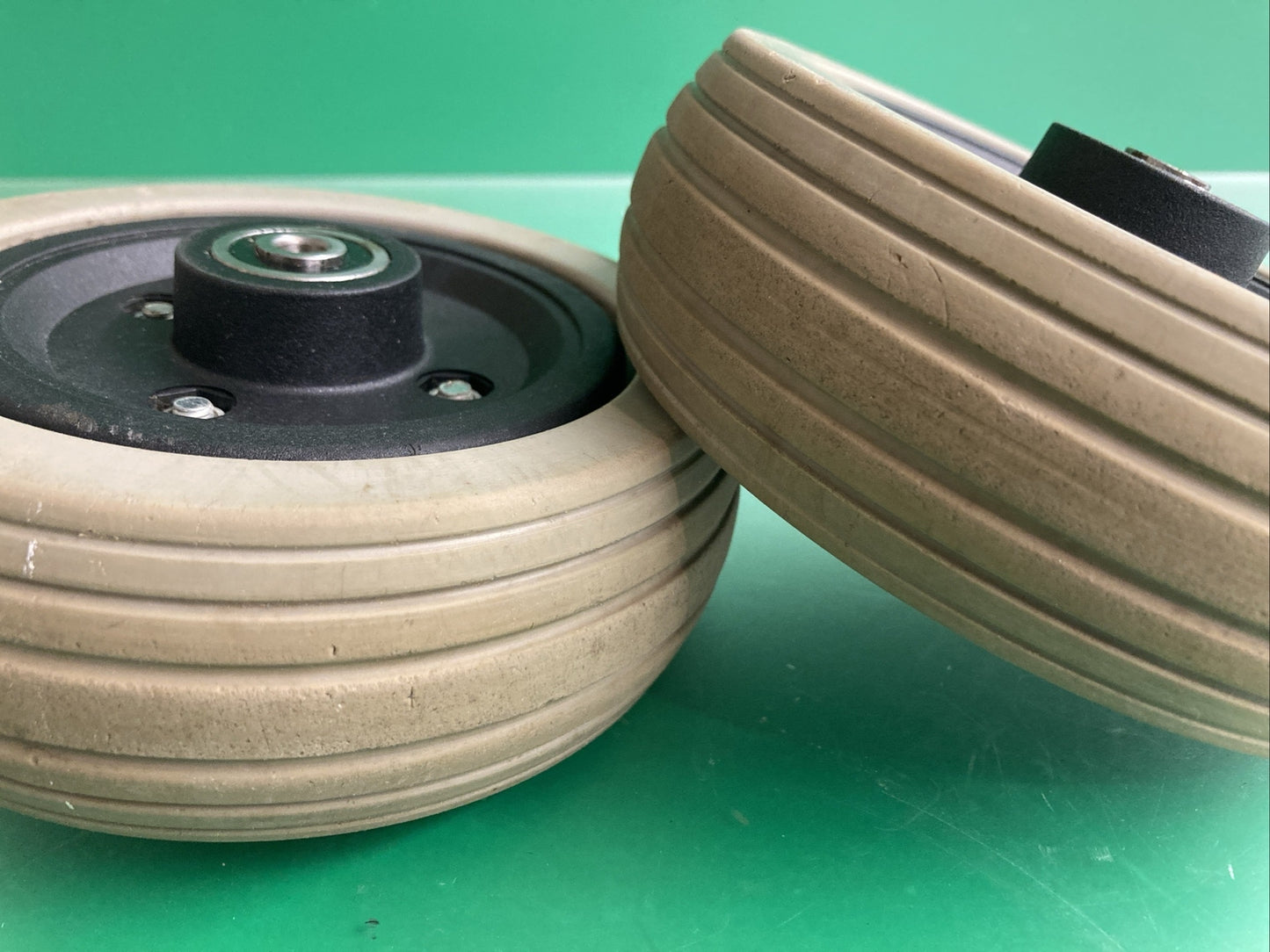 6"x2"Flat-Free Caster Wheel Assembly for Jazzy Select Power Chairs #F910