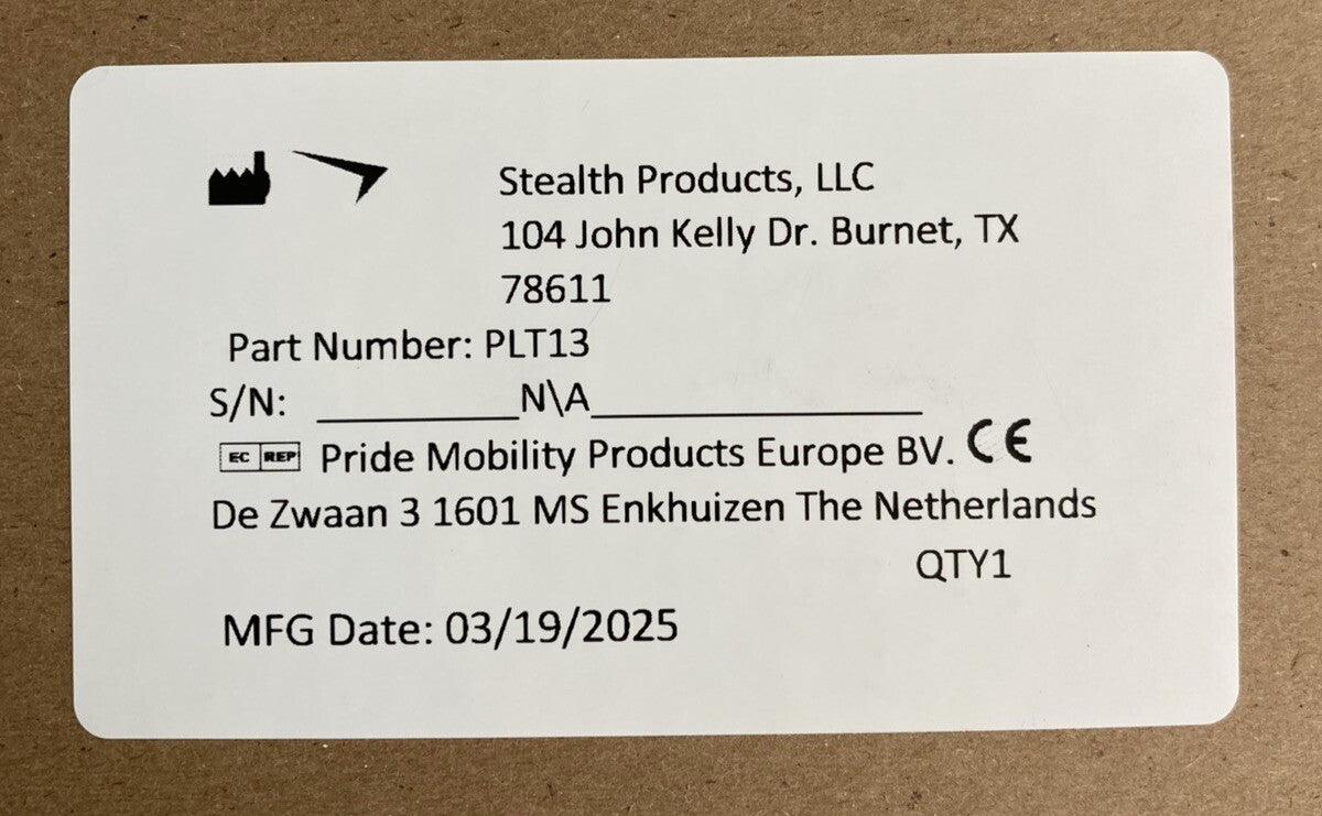 NEW Stealth ADI Cool Core Seat Back Cushion & Seat Back Pan Shell 16"x 24" #K771