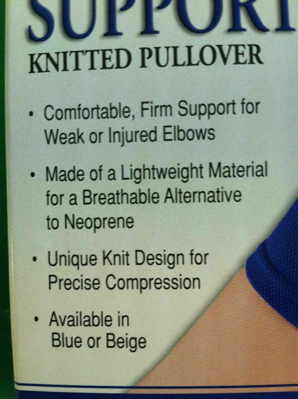 FLA Pro Lite Professional Grade Elbow Support Knitted Pullover Size: LARGE #6927