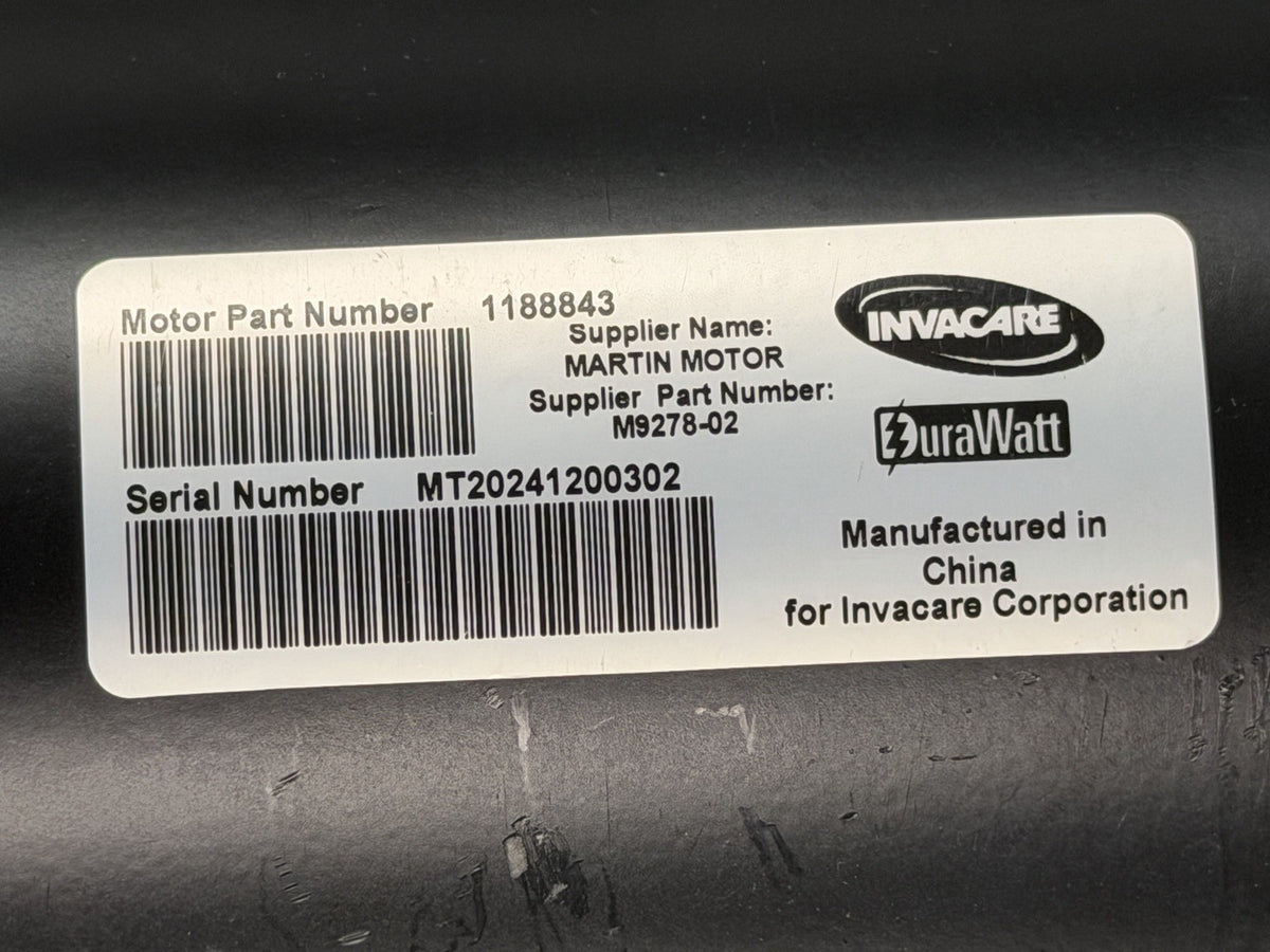 MOTORS FOR INVACARE TDX SP II 1188843 / M9278-02 / 1163412 - 1163413 #L131