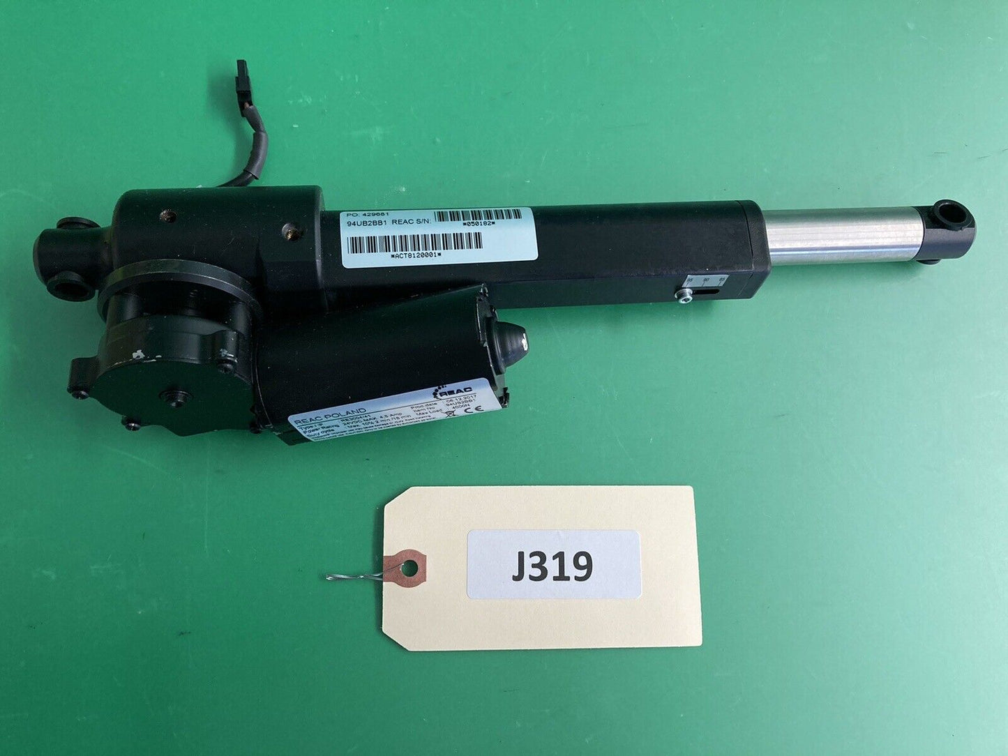 Recline Actuator Model: ACT8120001/41 for Quantum Power wheelchairs #J319