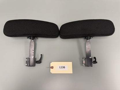 Permobil Lateral Pelvic / Thigh Supports for Power Wheelchair 12" x 4" #L136