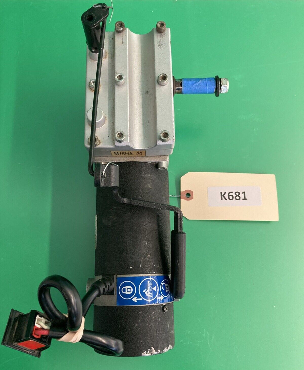 Right Motor w/ Gearbox for the Pride Jazzy 600 Power Wheelchair #K681