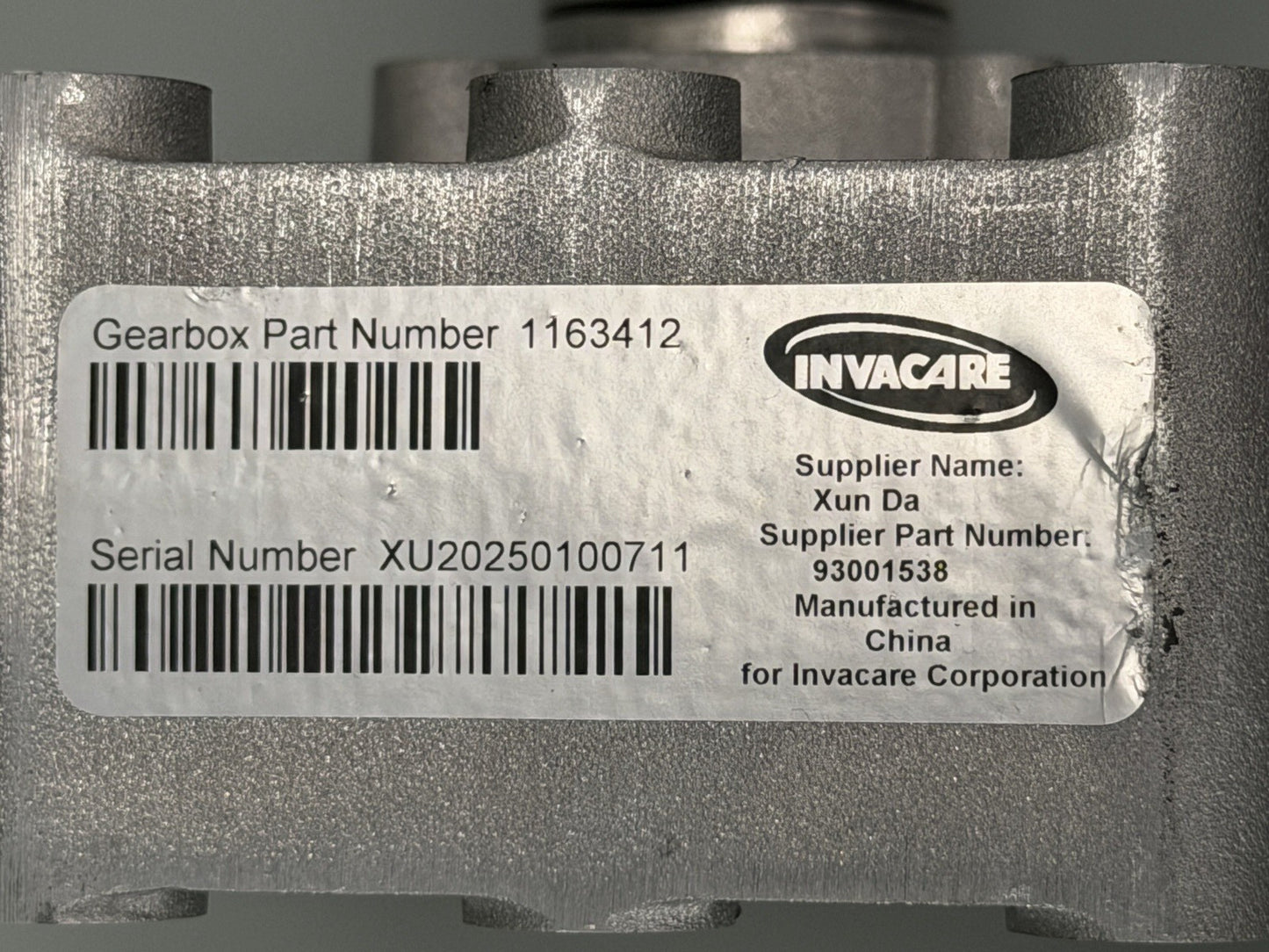 MOTORS FOR INVACARE TDX SP II 1188843 / M9278-02 / 1163412 - 1163413 #L131