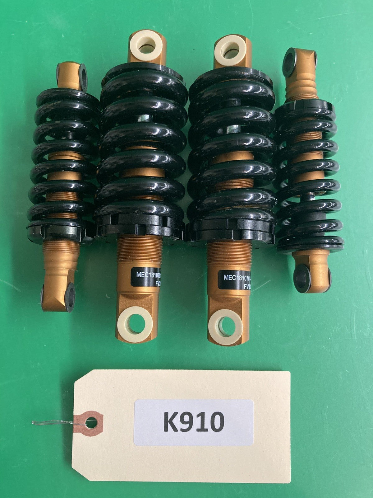 4 Shock Absorbers, Suspension for Quantum Edge 3 Stretto MEC1810761-01 #K910