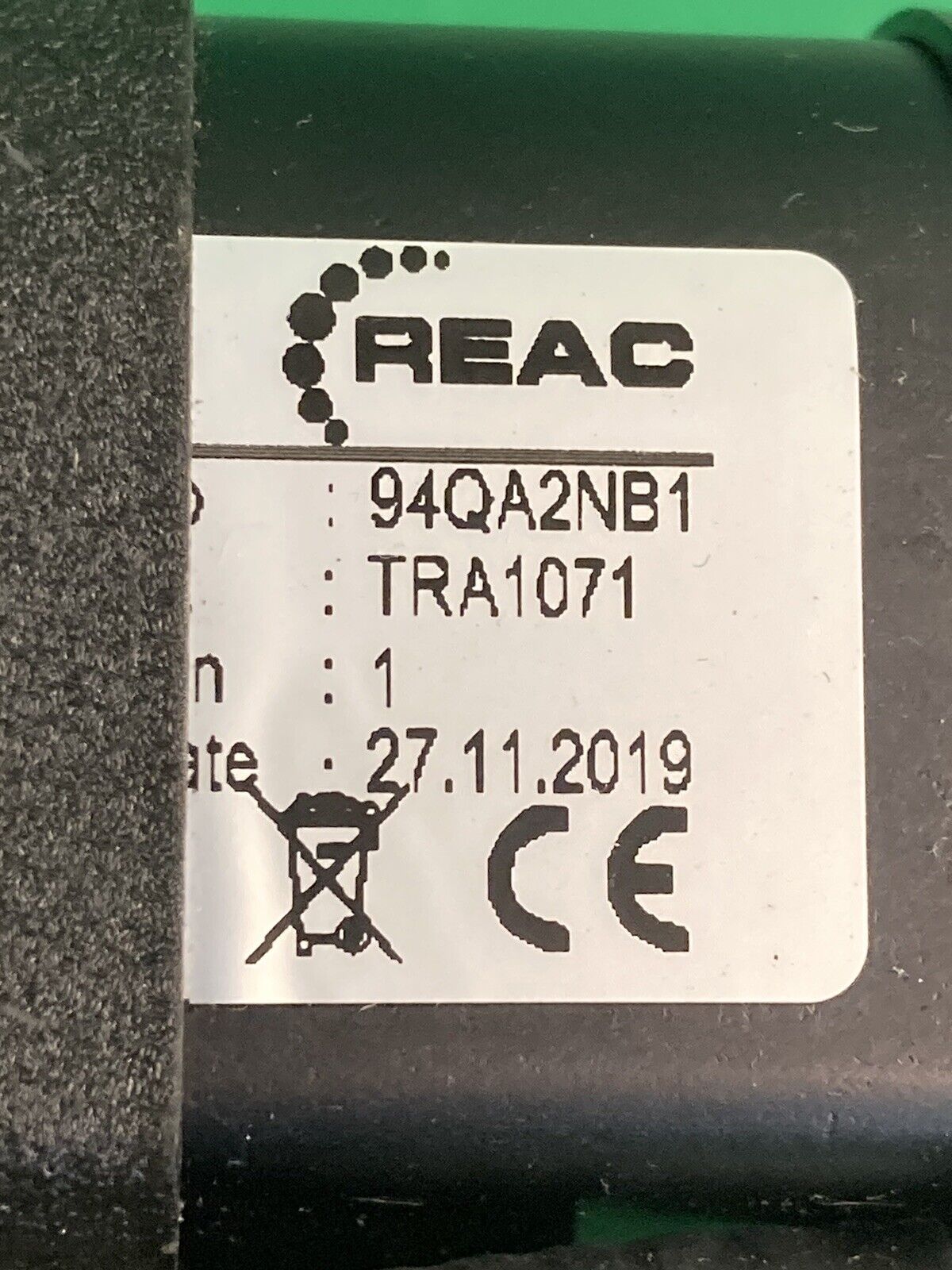 REAC Recline Actuator Type: RE5001/41- Item #: 94QA2NB1 - TRA1071 #K041