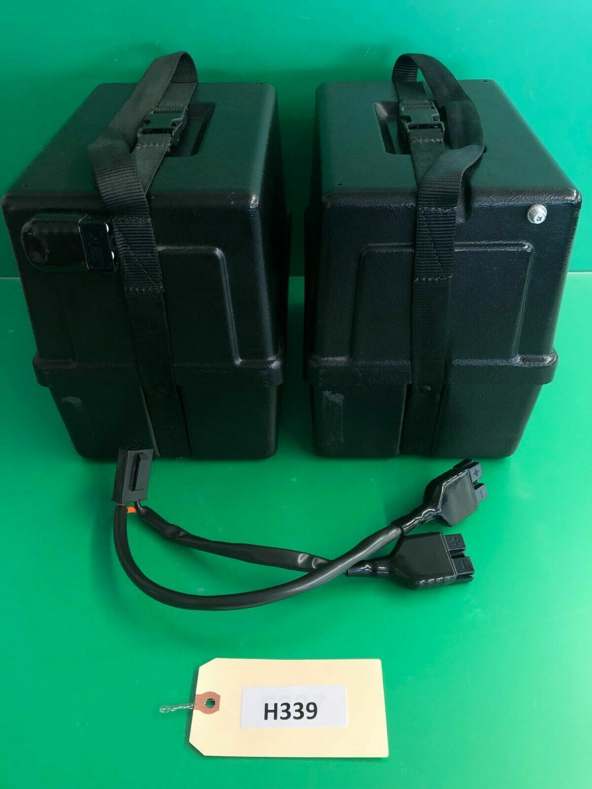 Battery Boxes w/ Wiring Harness for the Quickie P200 Power Wheelchair #H339