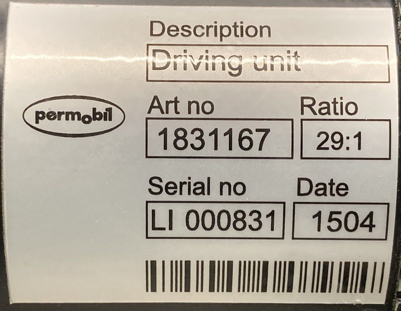 Motors for Permobil F3 Power Wheelchair 1831168-1831167 / 313935-313934 #J341