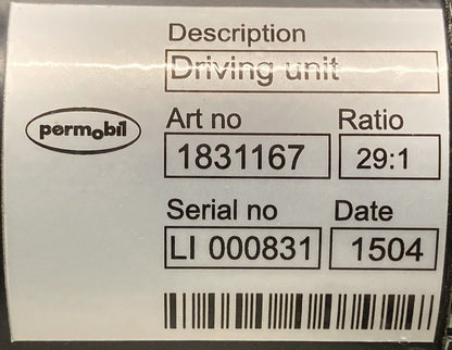 Motors for Permobil F3 Power Wheelchair 1831168-1831167 / 313935-313934 #J341
