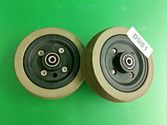Rear Caster Wheels for Jazzy Select, Jazzy Select GT & Jazzy Select 6 #D981